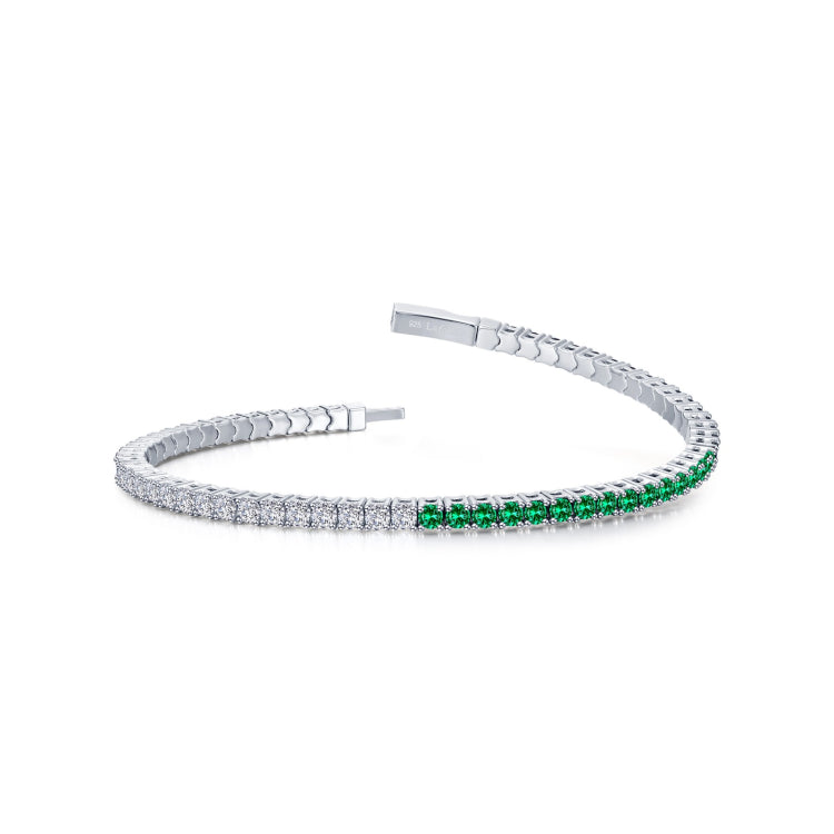 Emerald Harmony Flexible Bracelet