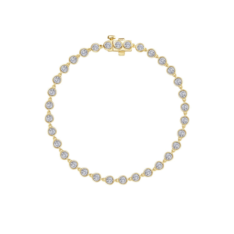 Bezel Strand Bracelet