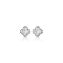 0.4 CTW Halo Stud Earrings