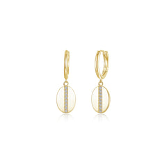 Cowrie Shell Dangle Earrings