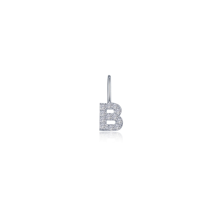 Letter B Charm Pendant