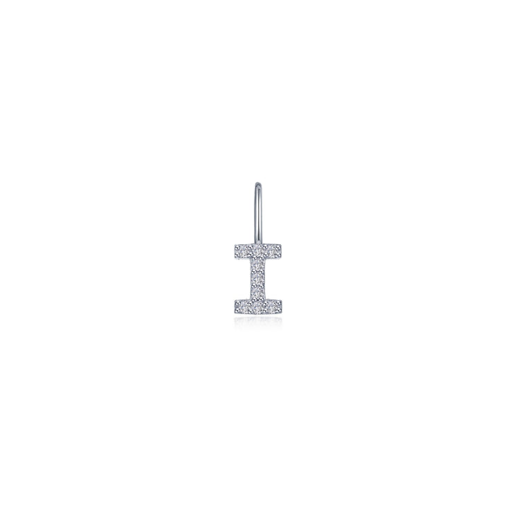 Letter I Charm Pendant