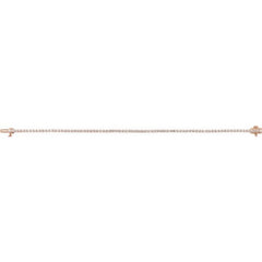 14K Rose Gold 2 CTW Lab-Grown Diamond Line 7" Bracelet