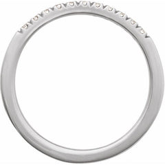 Sterling Silver 1/6 CTW Natural Diamond Stackable Ring