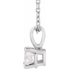 14K White Gold 1 1/4 CTW Natural Diamond 18" Necklace