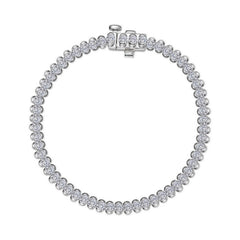 3 CTW Aria Half- Bezel Tennis Bracelet
