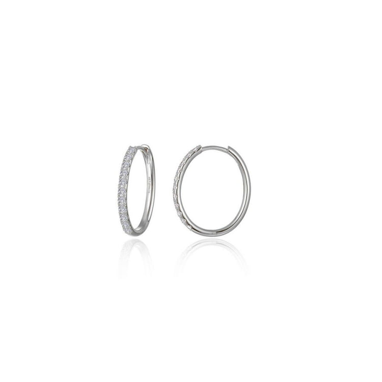 Small Alina Oval Hoop Earrings