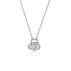 Oval Lock Necklace