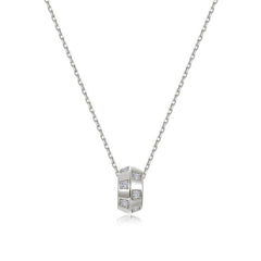 Barrel Beat Pendant Necklace