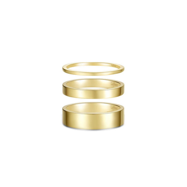 Trilogy Gold Band Set
