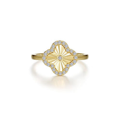 Golden Clover Ring 