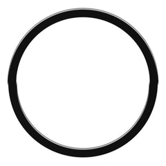 14K White Gold 1 mm Flat Band Size 7.5