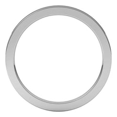 Sterling Silver 1.5 mm Comfort-Fit Flat Band Size 5