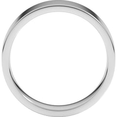 Platinum 6 mm Lightweight Comfort-Fit Flat Band Size 9.5