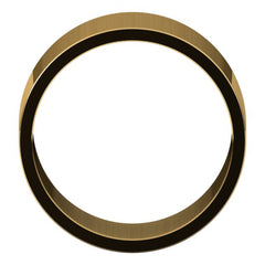 14K Yellow Gold 10 mm Flat Band Size 5.5