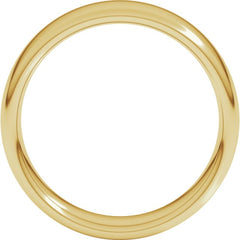 18K Yellow Gold 6 mm Comfort-Fit European-Style Band Size 10.5