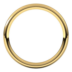 10K Yellow Gold 2 mm Comfort-Fit European-Style Band Size 5.5