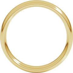 10K Yellow Gold 4 mm Comfort-Fit European-Style Band Size 7.5