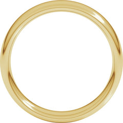 10K Yellow Gold 5 mm Comfort-Fit European-Style Band Size 8.5