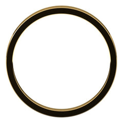 14K Yellow Gold 2.5 mm Flat Band Size 7
