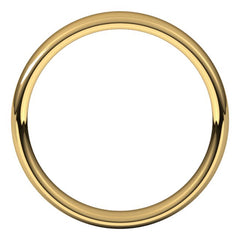 14K Yellow Gold 4.5 mm Comfort-Fit European-Style Band Size 5.5