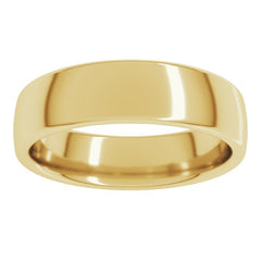 14K Yellow Gold 5.5 mm Comfort-Fit European-Style Band Size 11.5