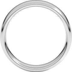 14K White Gold 5.5 mm Comfort-Fit European-Style Band Size 5.5