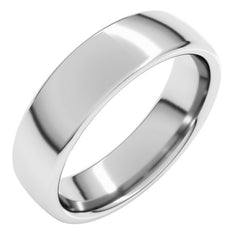Platinum 5.5 mm Comfort-Fit European-Style Band Size 6