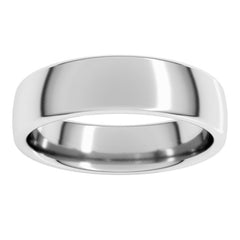 Platinum 5.5 mm Comfort-Fit European-Style Band Size 9