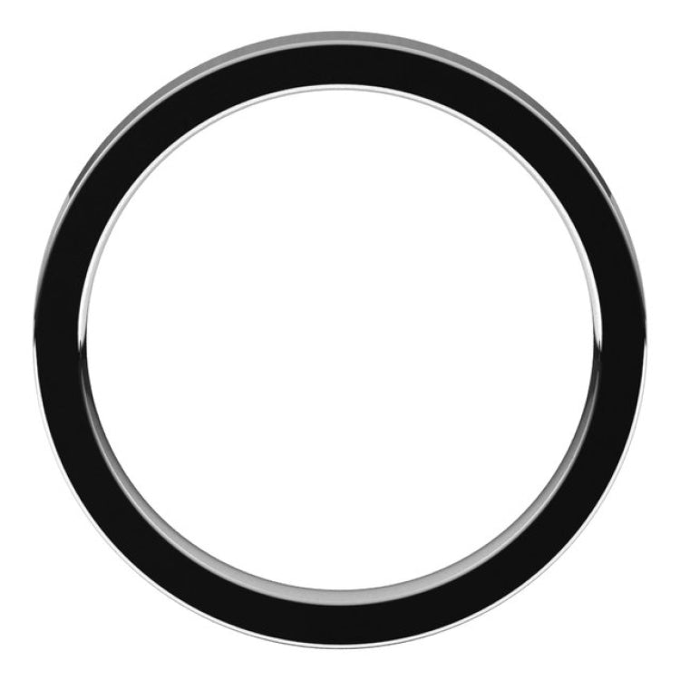 Platinum 2.5 mm Comfort-Fit Flat Band Size 5.5