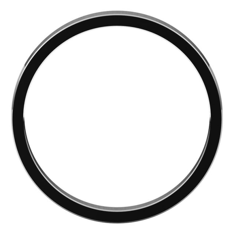 14K White Gold 2.5 mm Flat Band Size 5