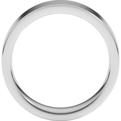 Continuum Sterling Silver 6 mm Comfort-Fit Flat Band Size 6.5