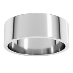 Sterling Silver 7 mm Flat Band Size 5