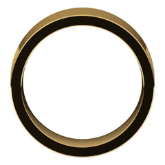 10K Yellow Gold 8 mm Comfort-Fit Flat Band Size 8
