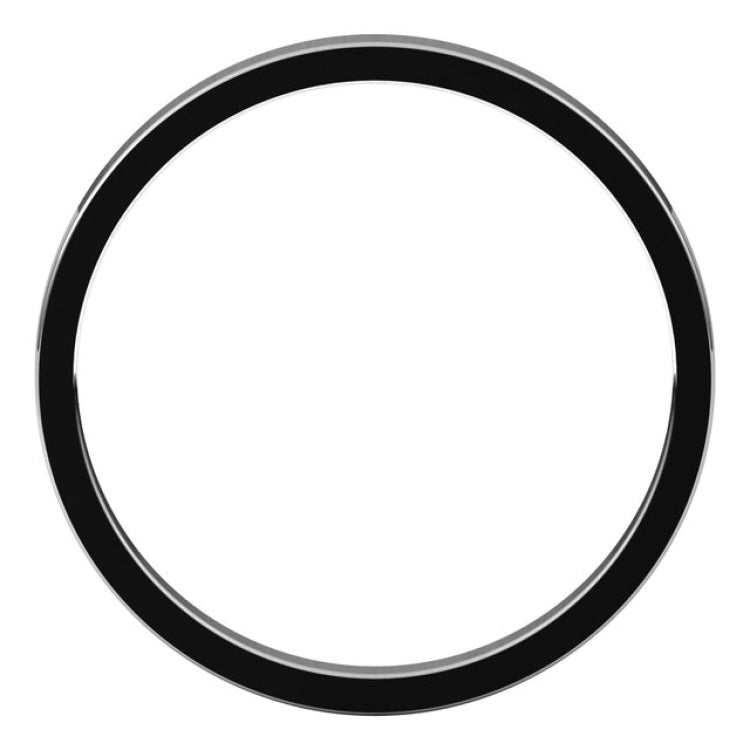 10K White Gold 2 mm Flat Band Size 8