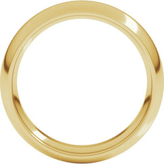 14K Yellow Gold 5.5 mm Comfort-Fit Half Round Band Size 11