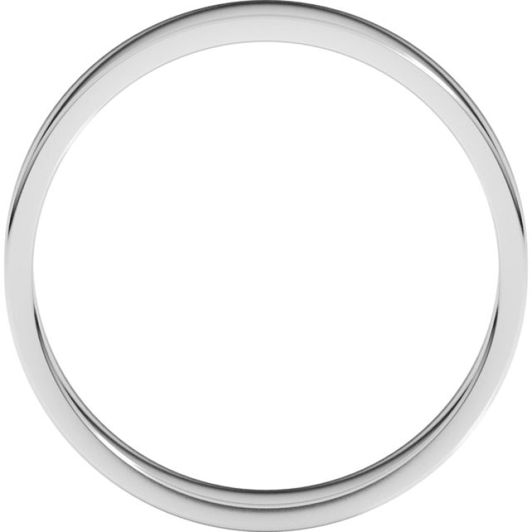 Sterling Silver 4.5 mm Flat Band Size 8