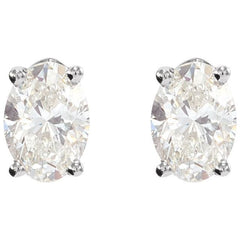 14K White Gold 1 1/2 CTW Lab-Grown Diamond Earrings