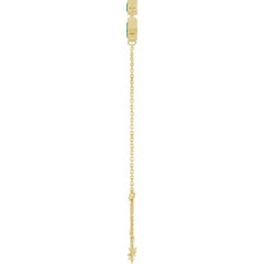 14K Yellow Gold Natural Emerald Bezel-Set 3-Stone 7 1/2" Bracelet
