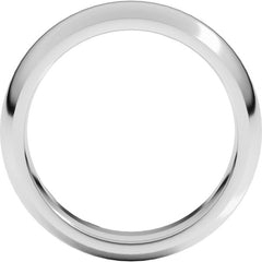 Continuum Sterling Silver 6 mm Comfort-Fit Half Round Band Size 10.5