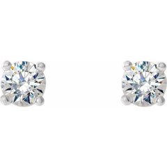 Platinum 1/3 CTW Natural Diamond Cocktail-Style Earrings