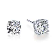 4 CTW 4 Prong Stud Earrings