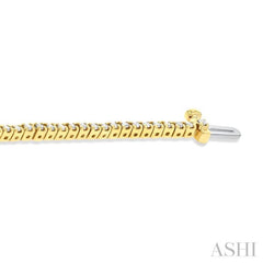 1 Ctw Round Cut Diamond Tennis Bracelet in 14K Yellow Gold